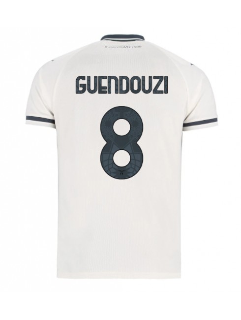 Lazio Matteo Guendouzi #8 Replika Borta Kläder 2025-26 Kortärmad Lazio Matteo Guendouzi #8 Replika Borta Kläder 2025-26 Kortärmad